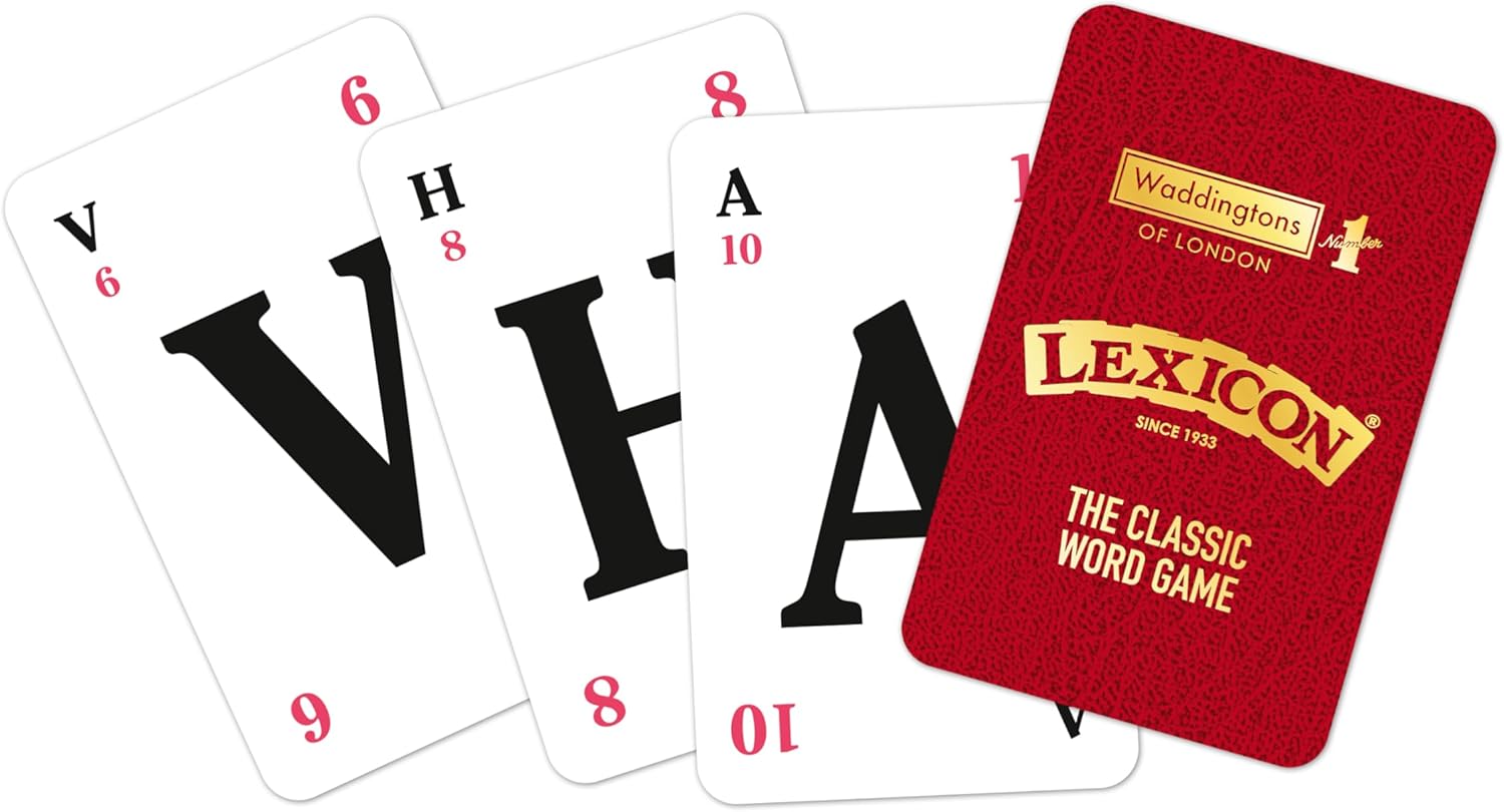 Lexicon Word Game by Snaps – Classic Retro Book Edition Card Game