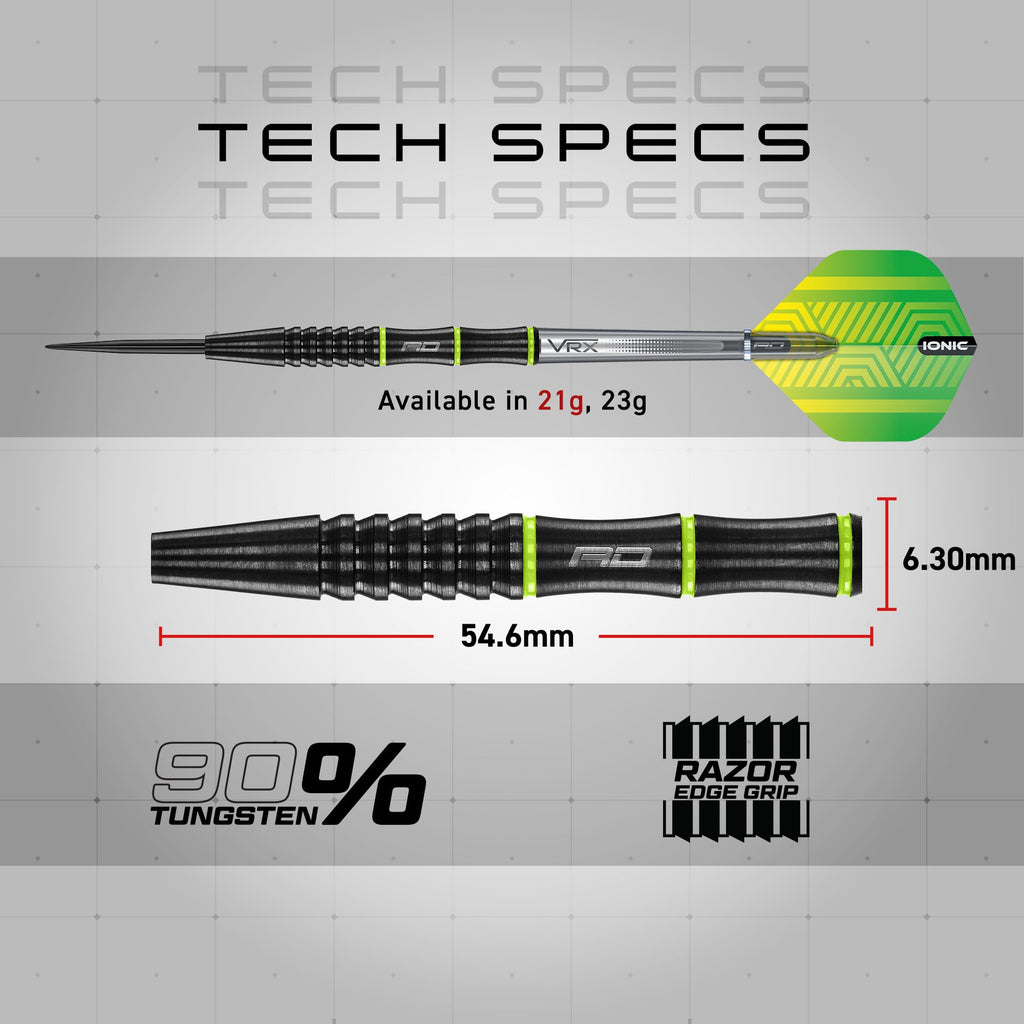 Red Dragon Freestyle 21g Tungsten Darts Set | 90% Tungsten Steel Tip