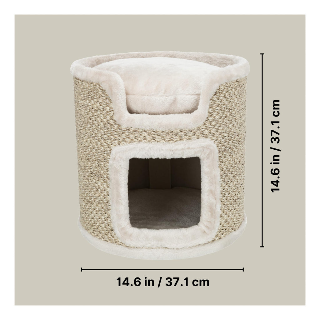 Trixie Ria Cat Tower - Sisal Scratching Condo with Padded Platform
