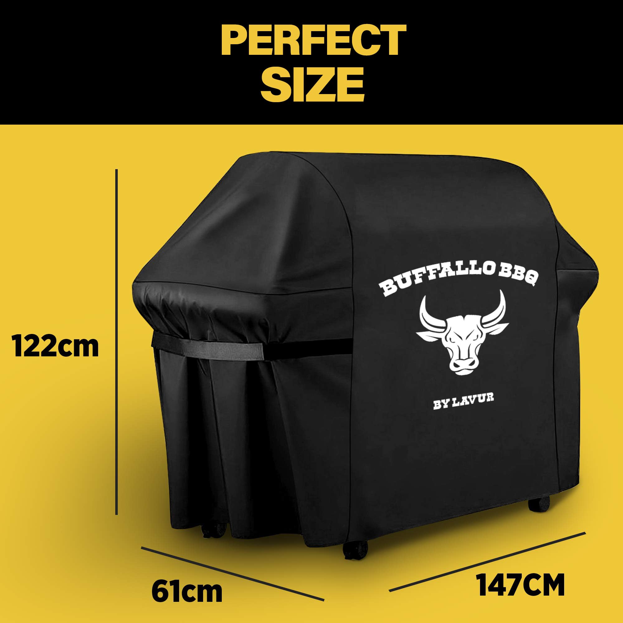 Buffalo BBQ Grill Cover – Waterproof Oxford Fabric Universal Fit