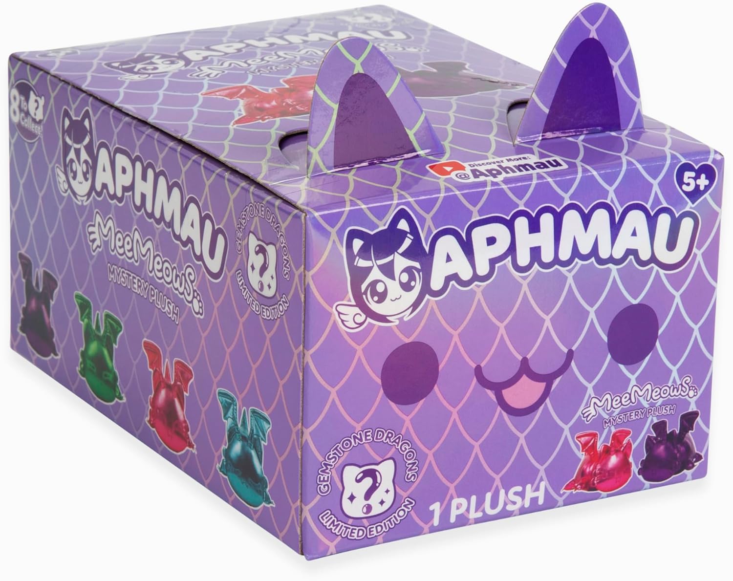 Aphmau MeeMeow Mystery Plush – 6 Inch Dragon Series Collectible Cat
