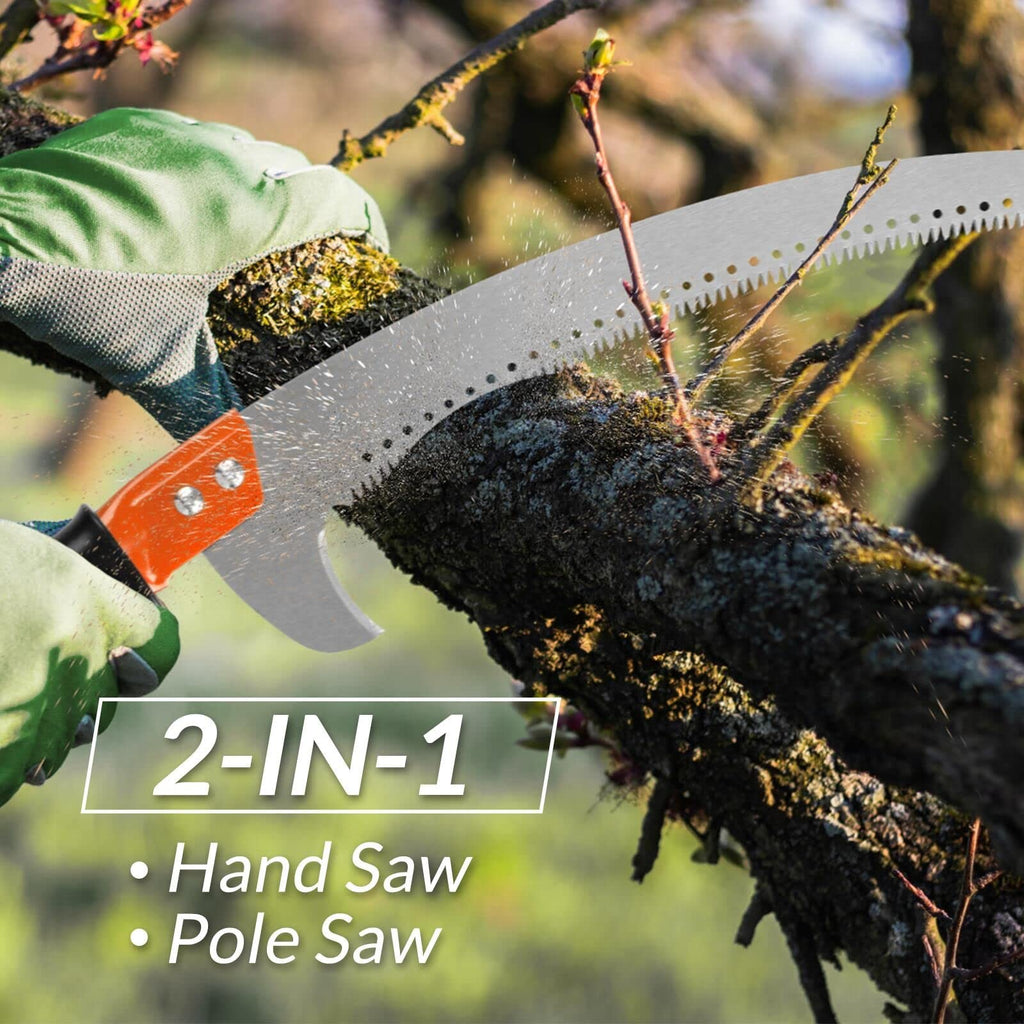 Walensee Pole Saw for Tree Trimming | 235cm Stainless Steel Manual Pruner