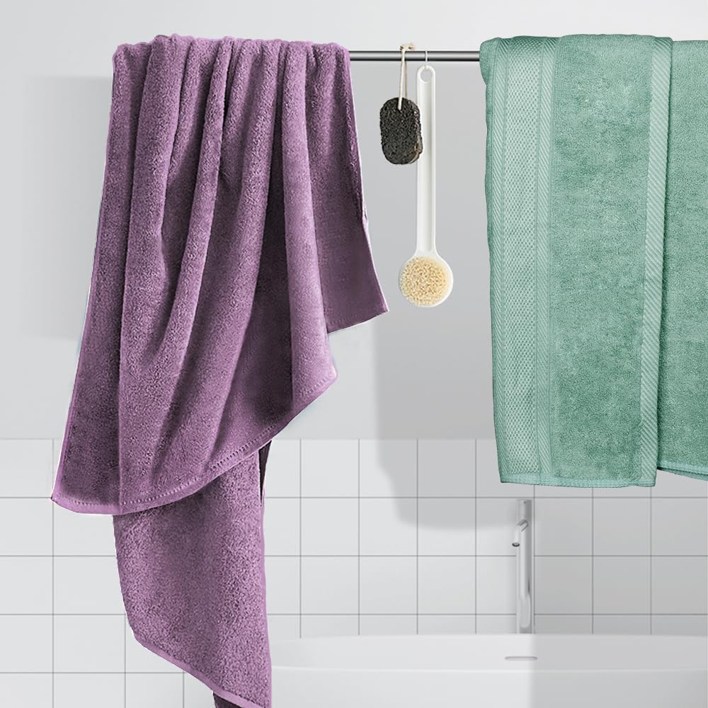 Yoofoss Bamboo Face Cloths 10 Pack Baby Wash Cloths Towel 70x140 cm 2 Pack - image 5