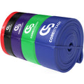 Coresteady Pull Up Resistance Bands Set of 5 - Heavy Duty Latex Loop Bands