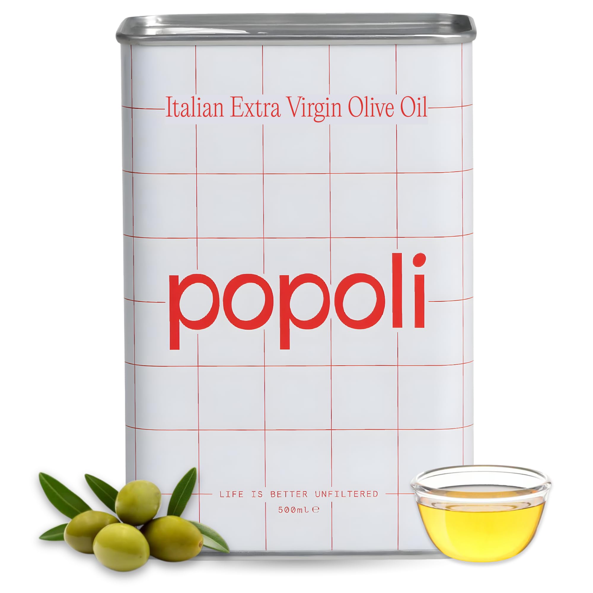 Popoli Extra Virgin Olive Oil – 500ml Organic Cold Pressed EVOO