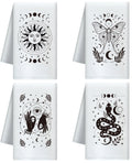 CUTHOLLOW Divination Microfiber Kitchen Towels – 4 Pack, 60x40cm