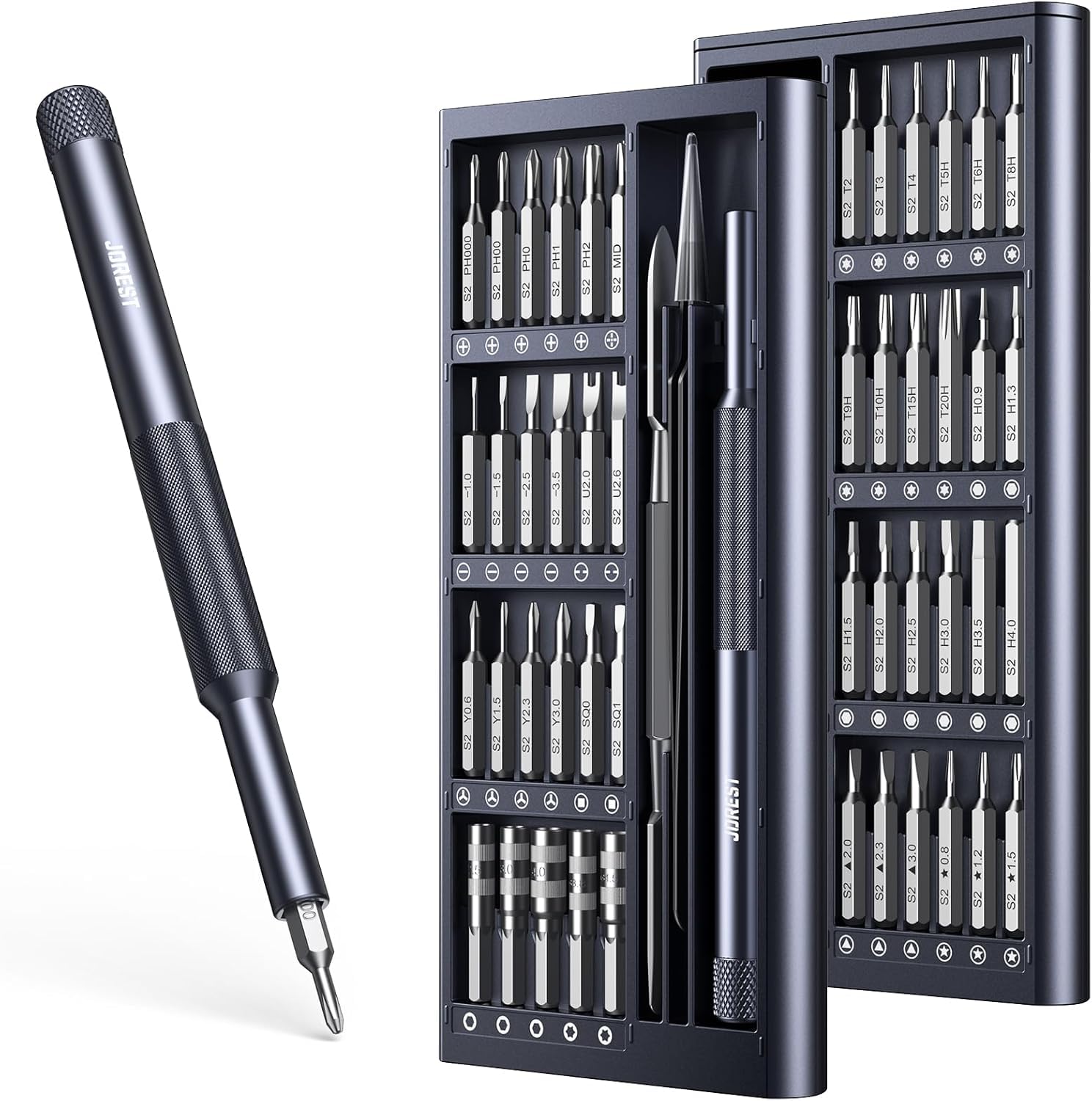 JOREST 50 in 1 Precision Screwdriver Set | Magnetic Repair Kit for Tech