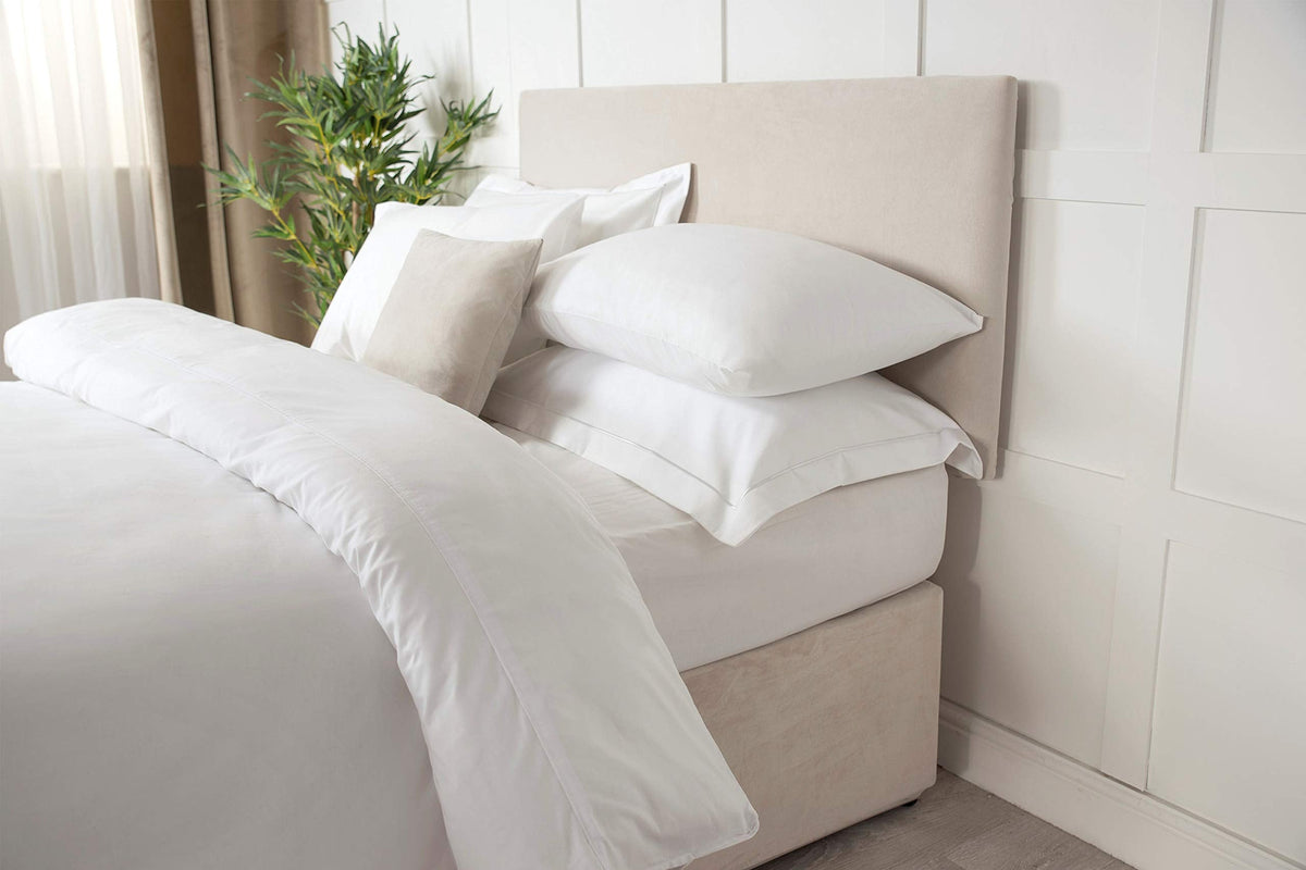 Belledorm Faux Suede Headboard Cover Linen, Double