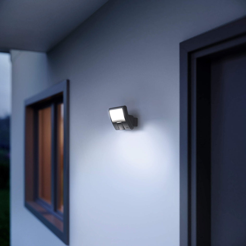 Steinel XLED Curved S LED Flood Light – 9.3W Motion Sensor Security Light