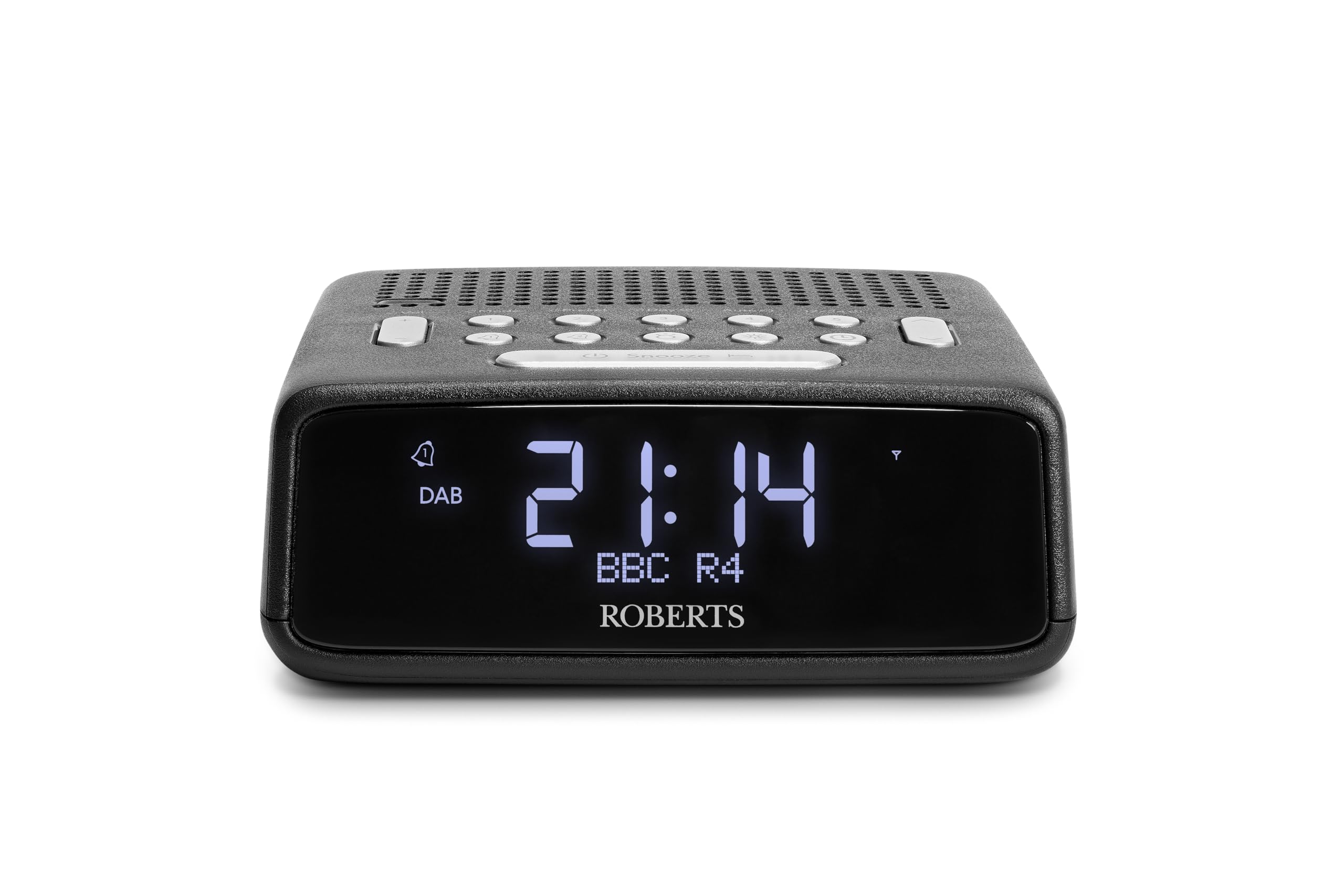 Roberts Ortus DAB/DAB+ Digital Clock Radio with FM and LCD Display - Black