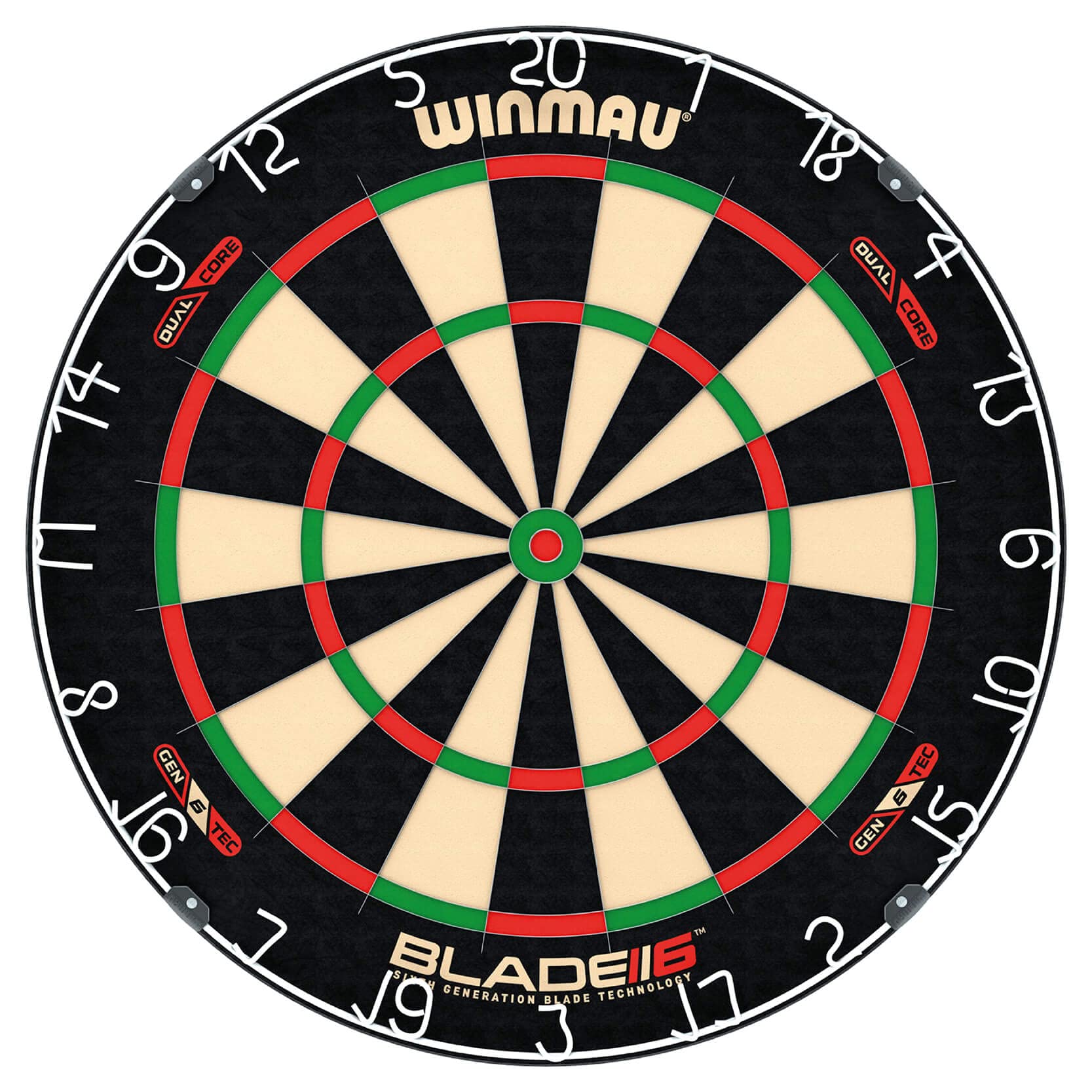 Winmau Blade 6 Dual Core Professional Sisal Dartboard | PDC Approved