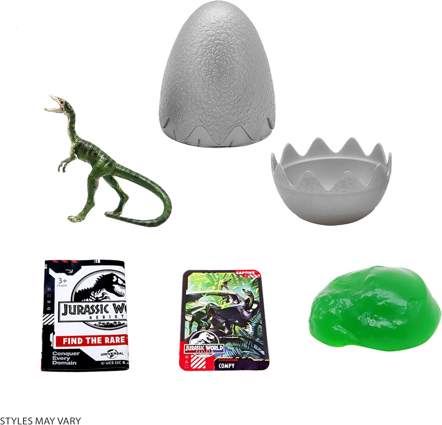 Jurassic World Captivz Rebirth Slime Egg – Pop N Lock Dinosaur Toy