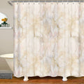 Loussiesd Pink Marble Shower Curtain | Waterproof Polyester Bath Decor