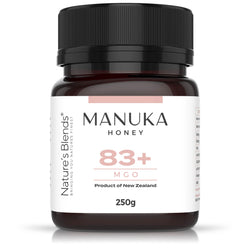 Nature's Blends Raw Manuka Honey MGO 83+ | New Zealand Honey | 250g