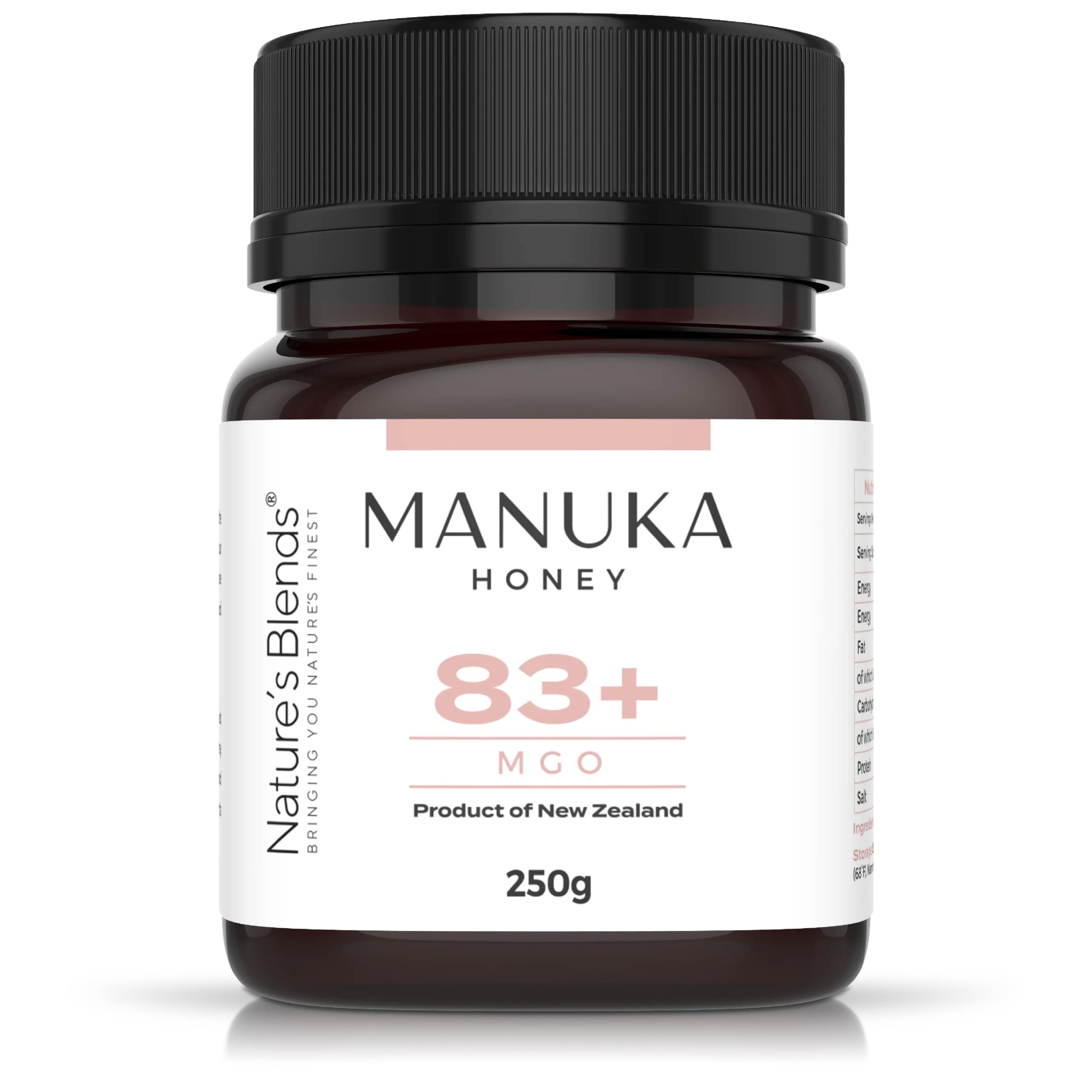 Nature's Blends Raw Manuka Honey MGO 83+ | New Zealand Honey | 250g