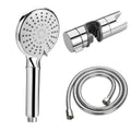 QIWODE Handheld Shower Head with Hose - 5 Spray Modes, Chrome Finish