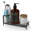 Luxspire Stainless Steel Toothbrush Holder with Stone Drying Mat | Black