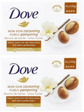 Dove Shea Butter Beauty Bar – Moisturizing Soap with Vanilla, 8 x 90g