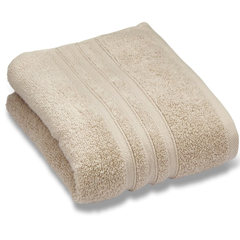 Catherine Lansfield Zero Twist Cotton Bath Sheet – Natural, 90x140cm