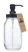 Jarmazing Black Stainless Steel Mason Jar Soap and Lotion Dispenser