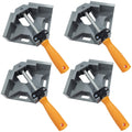 90 Degree Right Angle Clamp - 4 Pcs Aluminium Alloy Vice