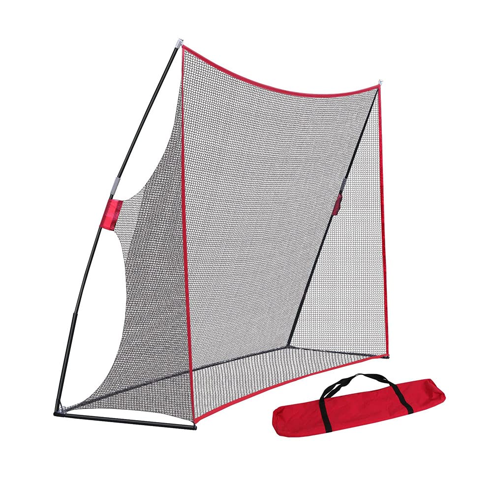 Jaragar 10x7ft Golf Practice Net | Portable Hitting Training Aid with Bag