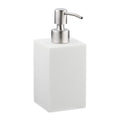 Jolof Store Soap Dispenser – 300ml White Stone Effect Polyresin Bottle