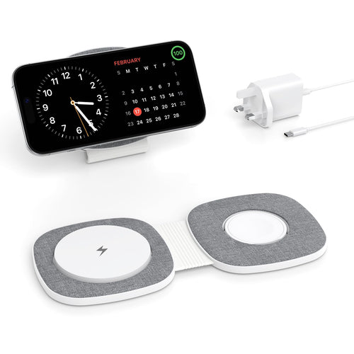 Jolof Store 2-in-1 Foldable MagSafe Wireless Charger for iPhone & Watch
