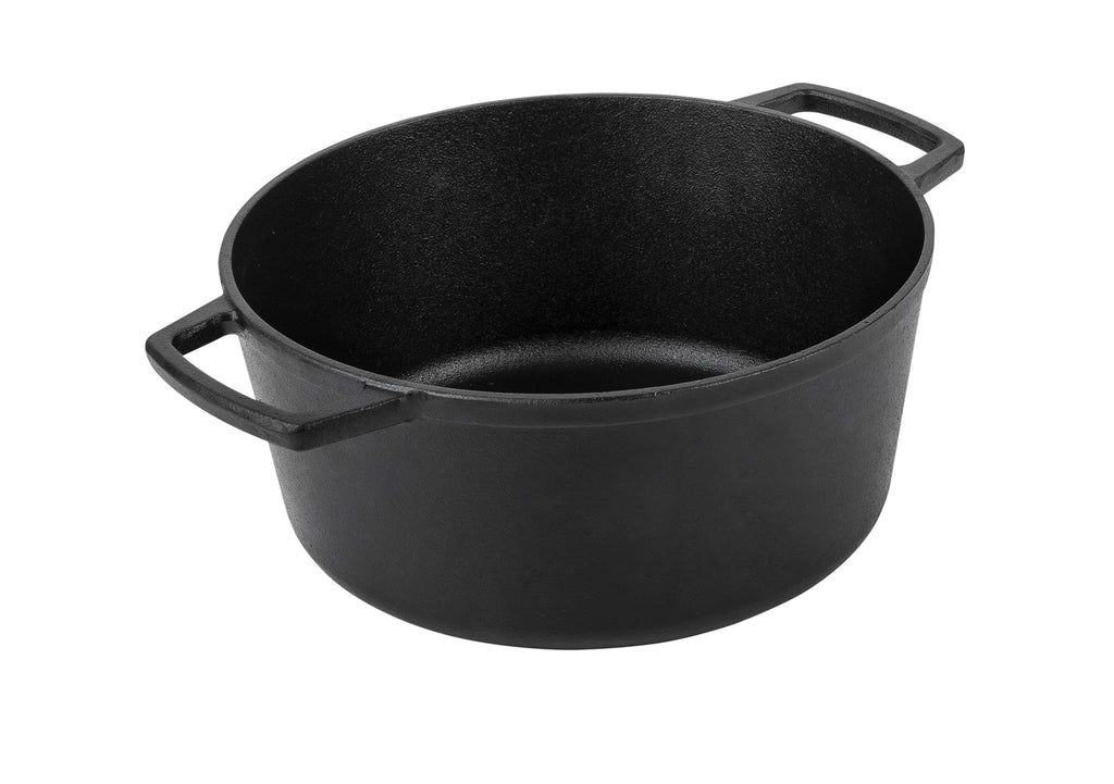 Prestige x Nadiya Cast Iron Casserole Dish | 4.5L Dutch Oven - Black