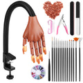 Deciniee Flexible Nail Practice Hand – Professional Acrylic Training Kit