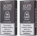 OXVA Xlim V3 Replacement Pods – 2ml Top Fill Cartridges (6-Pack)