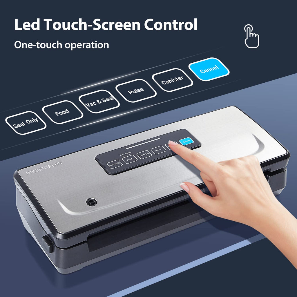 INKBIRD Vacuum Sealer Machine | 85kPa Automatic Food Sealer with Cutter
