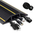 10ft Heavy Duty Floor Cable Cover – 3 Channel Wire Hider