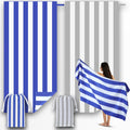 Anavasi Microfibre Beach Towels for Adults, 2 Pack 180 x 90cm 100% Recycled