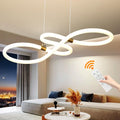 Mikeru Modern LED Pendant Light | Dimmable White Kitchen Island Lamp