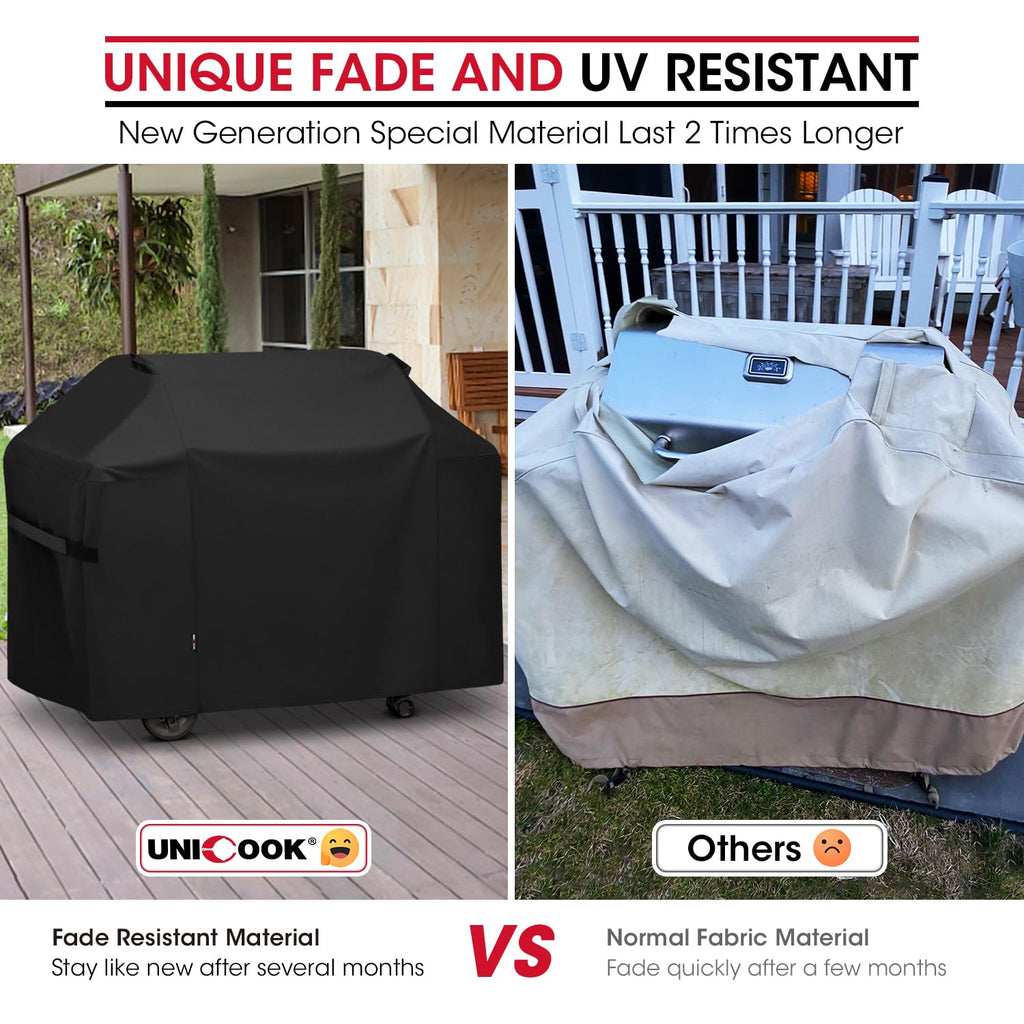Unicook 165cm Heavy Duty Waterproof Grill Cover for Weber Genesis II 400