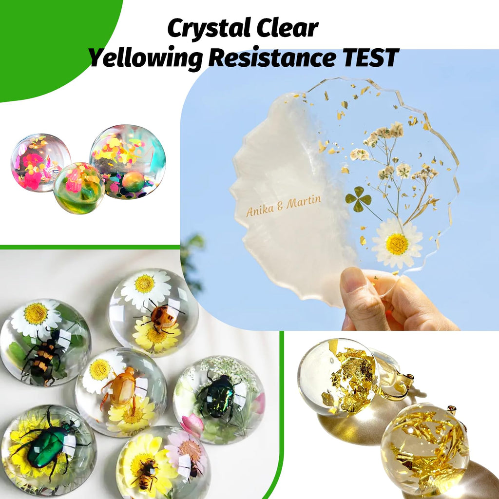 Teexpert 1 Gallon Epoxy Resin Kit | Clear Self-Leveling Casting & Coating