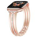 V-MORO Slim Metal Apple Watch Band – Bling Diamond Strap for Women