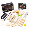 Brodevet 29-Piece DIY Sushi Kit for Beginners with Cookbook & Mats