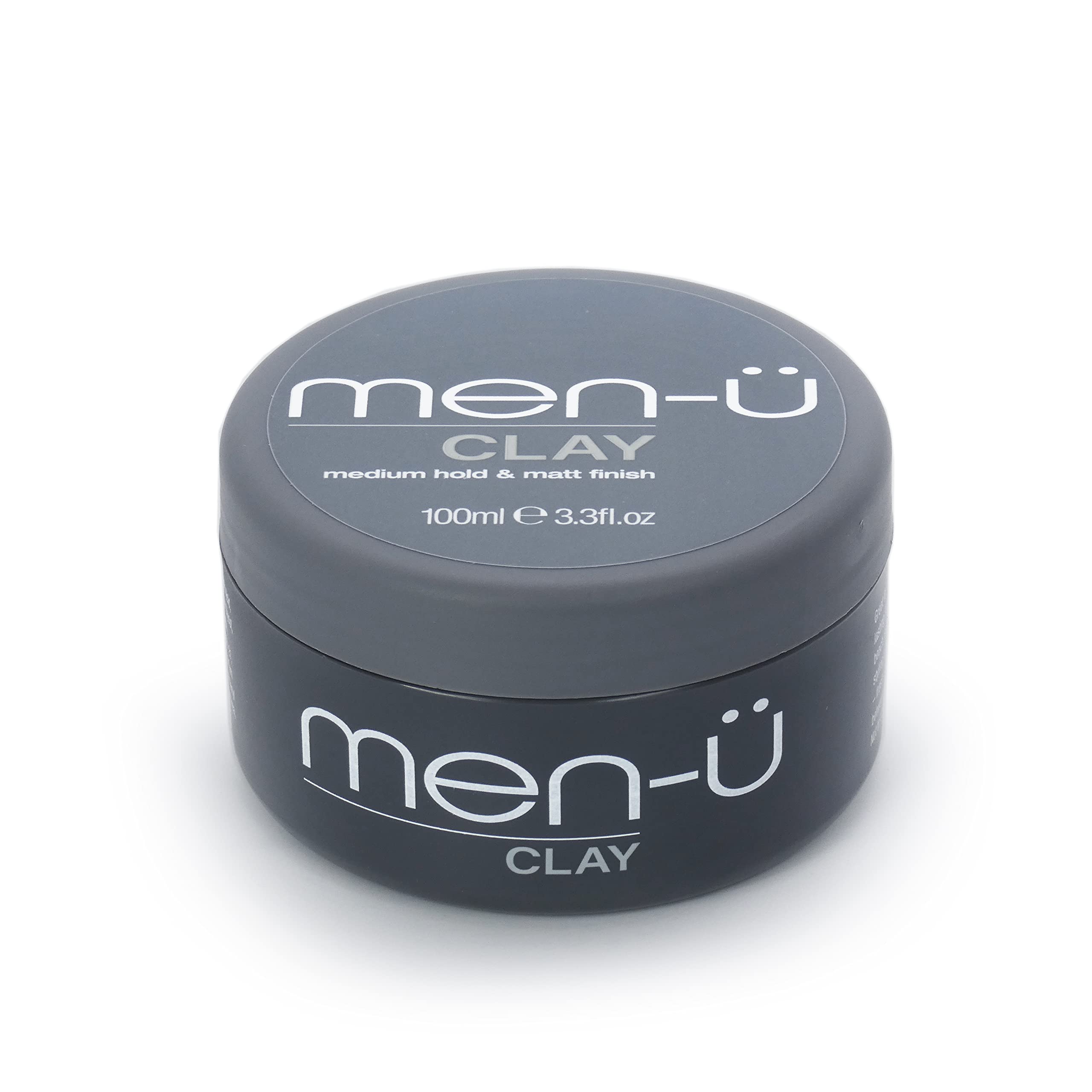 men-u Hair Clay 100ml – Matte Styling Wax with Medium Hold