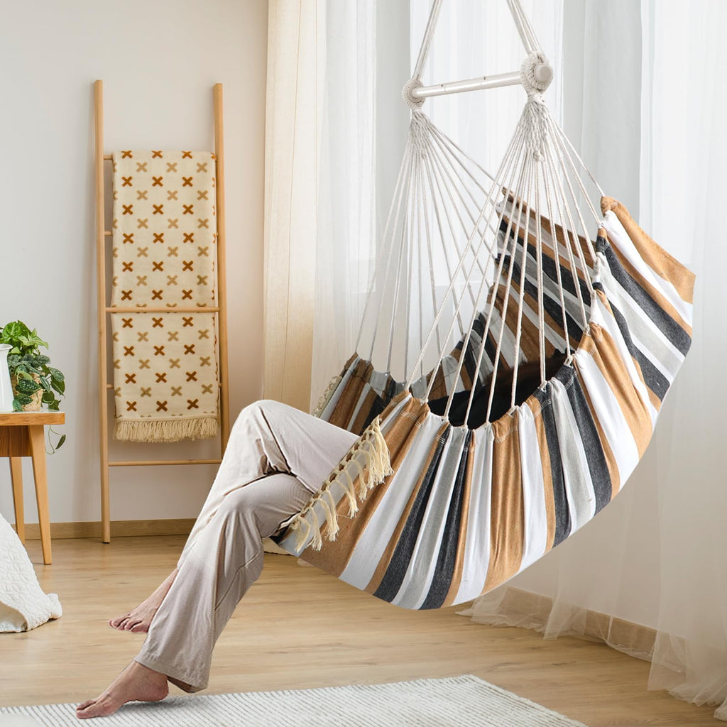 Chihee Hammock Chair Hanging Swing | 500lb Capacity Steel Spreader Bar