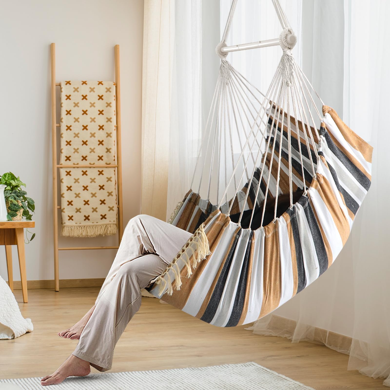 Chihee Hammock Chair Hanging Swing | 500lb Capacity Steel Spreader Bar