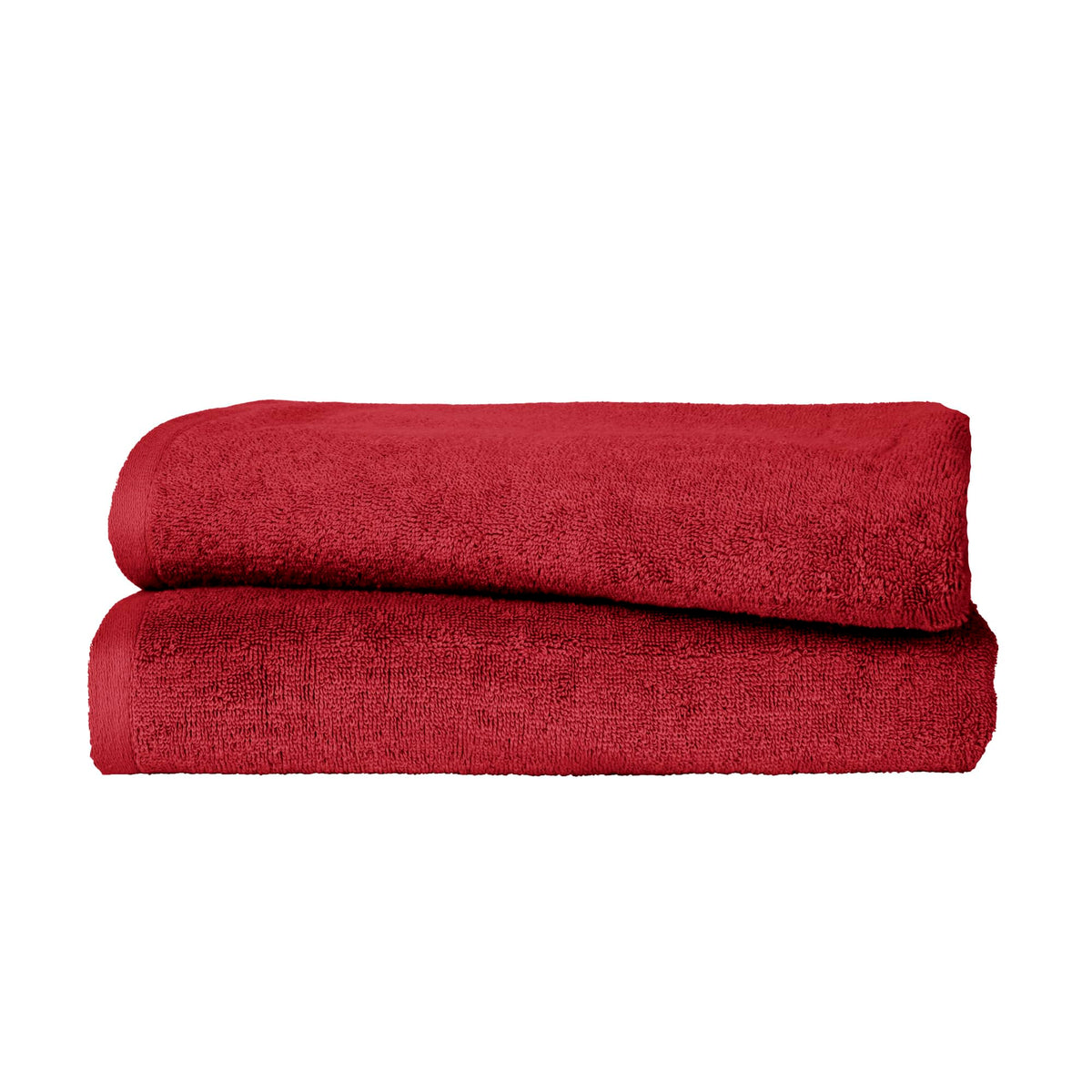 Ruggeri, Set 2 Bath Towels 70x140 cm, Cotton, Red - image 3