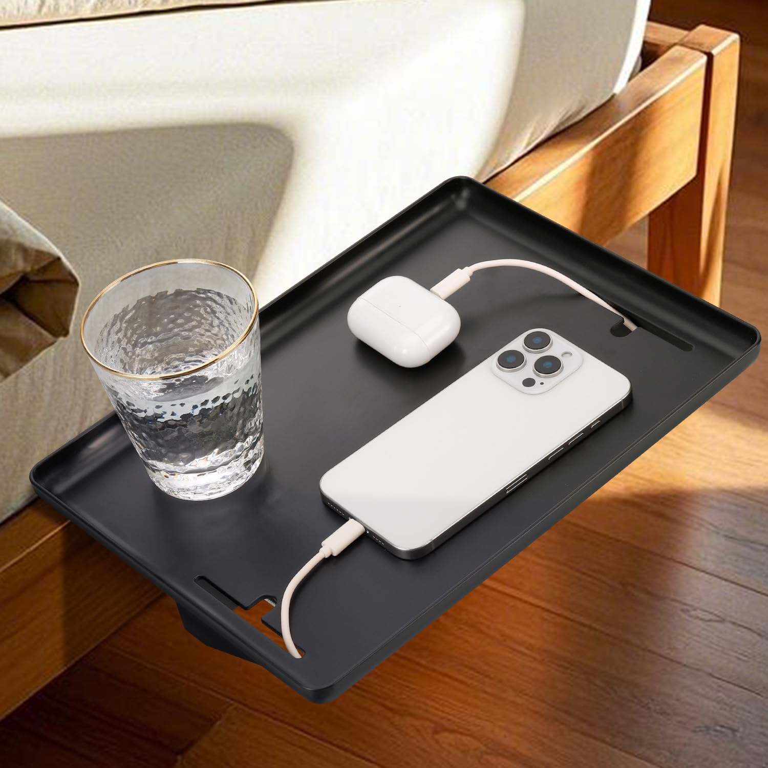 Jolof Store Bedside Shelf – Clip-On Bunk Bed Tray for College Dorms