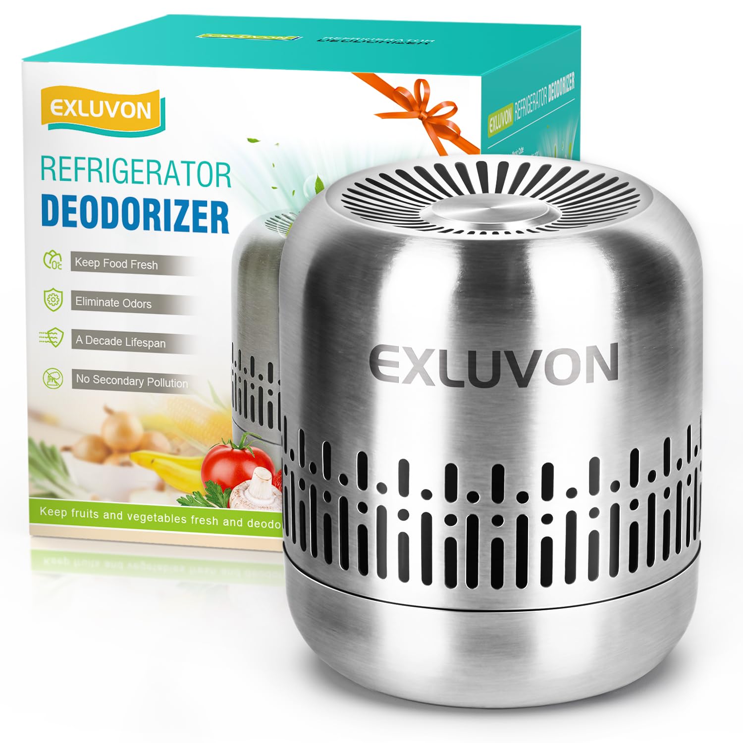 Exluvon Fridge Deodoriser – 10 Year Refrigerator Odour Eliminator