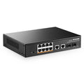 MokerLink 12 Port Gigabit PoE Switch | 120W 802.3af/at Fanless Ethernet