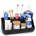 PARKMANI Toothbrush Holder | 7-Slot Electric Toothpaste Organizer - Black