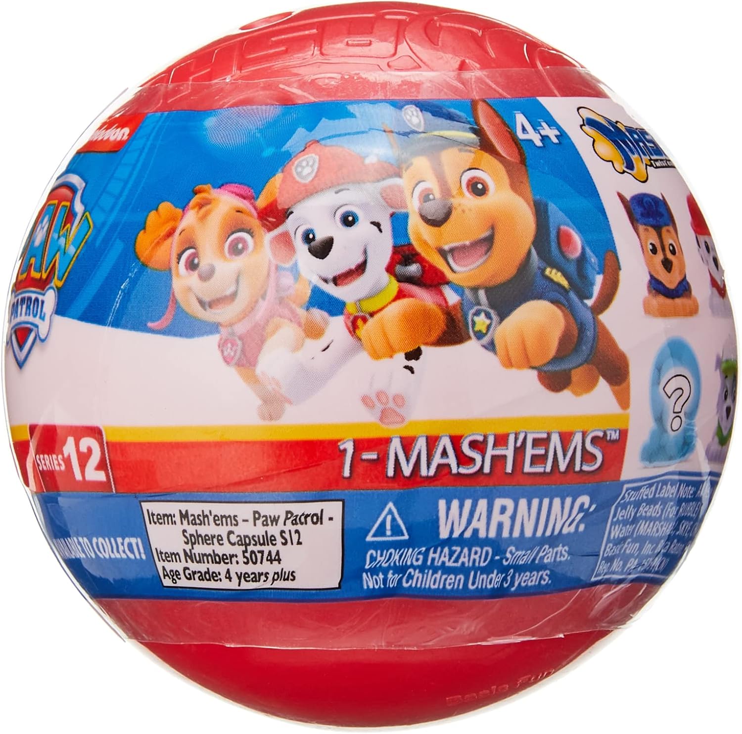 Paw Patrol Mash'ems Squishy Collectible Figure - Blind Box Sphere