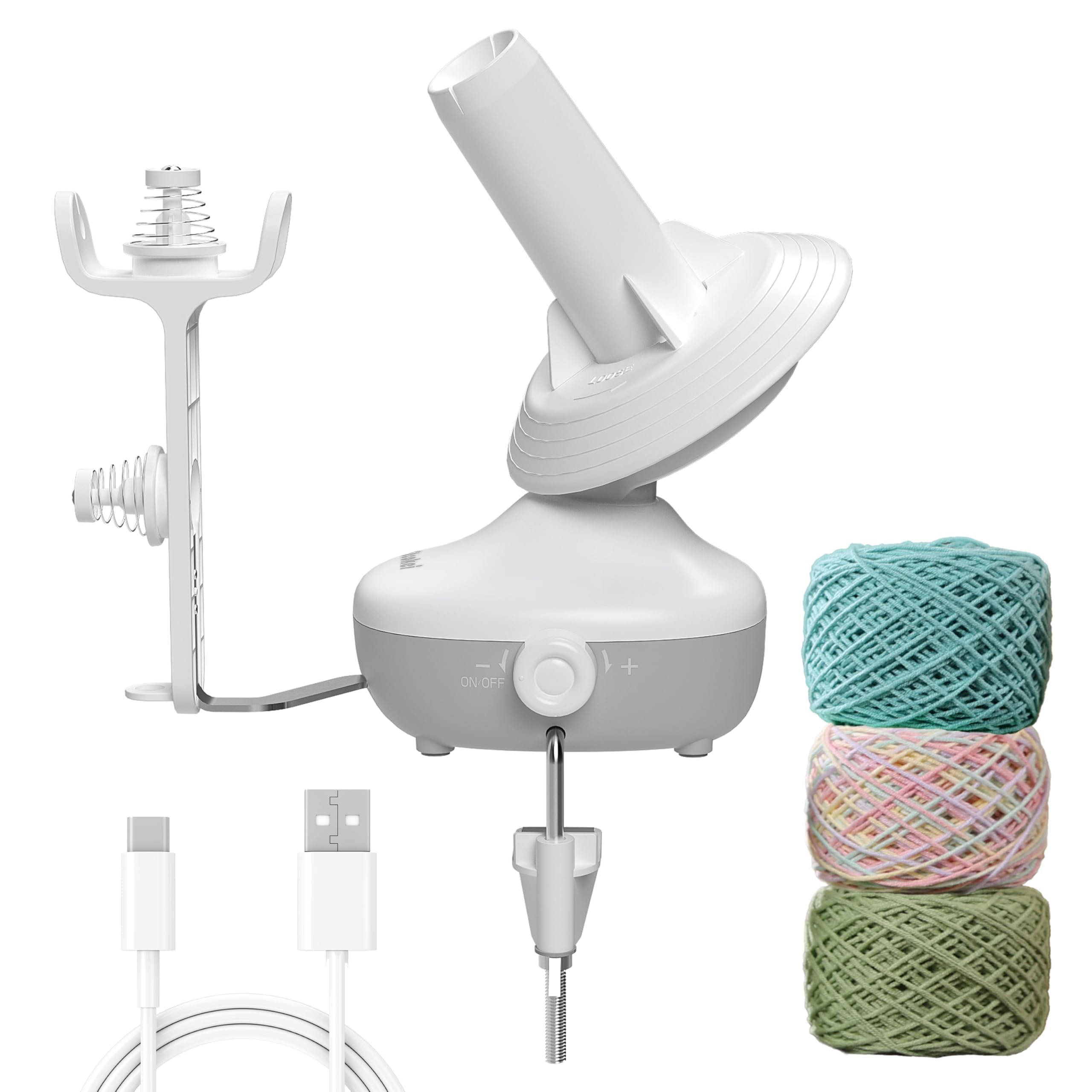 Etcokei Electric Yarn Winder – Automatic Wool Ball Winder with Stepless Speed