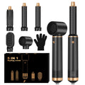 5-in-1 Hair Styler – 1000W Ionic Hot Air Brush & Auto Curler